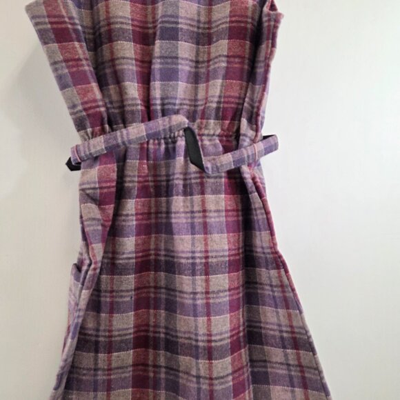 Sears Teens Boutique Plaid Dress Vintage Size 10 - Picture 7 of 9